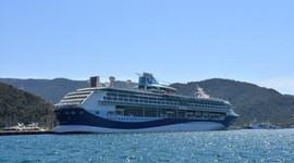 "Marella Discovery" 1695 yolcusuyla Marmaris'e geldi