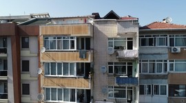 Karacaahmet manzaralı 'Mezar apartmanlar'