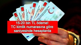 15-20 bin TL ödeme! TC kimlik numarasına göre saniyesinde hesaplarda!
