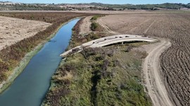 Adana'da Seyhan Baraj Gölü kurudu