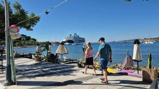 Bodrum’a kruvaziyer akını: Bir günde 2 bin 888 turist geldi