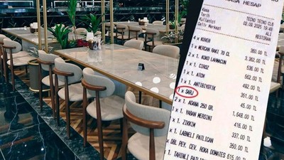 Restoran adisyonunda büyük şok!