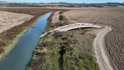 Adana'da Seyhan Baraj Gölü kurudu