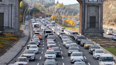 Araç sayısı 3 milyona dayandı