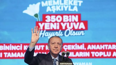 Erdoğan: Yıl sonuna kadar 453 bin konut teslim edilecek