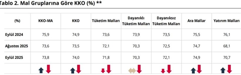 Kapasite kullanımı 5 yılın en düşük seviyesinden yükselişe geçti! - Resim : 3