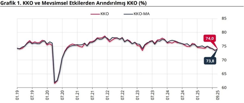 Kapasite kullanımı 5 yılın en düşük seviyesinden yükselişe geçti! - Resim : 1